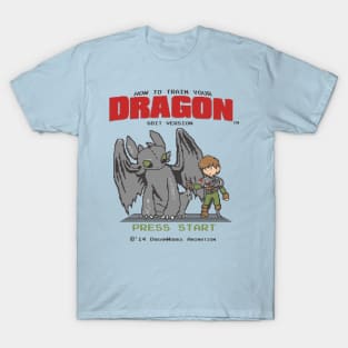 How To Train Your Dragon 8Bit Version T-Shirt